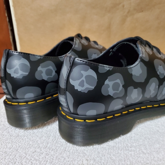 Dr Martens 1461 Distorted Leopard Smooth Print Oxford - Picture 6 of 15